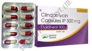 300mg Dalaheal Capsules, Composition : Clindamycin, Prescription : Prescription, Packaging Type : Paper Box