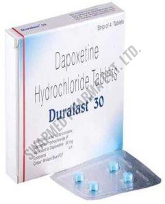 30mg Duralast Tablets, Packaging Type : Strips, Composition : Dapoxetine, Prescription/non Prescription : Prescription