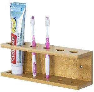 Milano Plain Wooden Toothbrush Holder Multisizes, Packaging Type : Paper Box