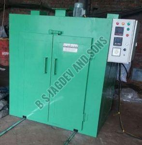 BSJS Mild Steel 50 Hz Double Door Polished 380V Curing Oven For Industrial Use