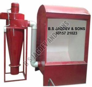 BSJS Automatic Electric Mild Steel Red Powder Coating Booth For Industrial Use