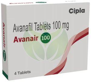 100mg Avanafil Tablets