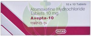 10mg Atomoxetine Hydrochloride Tablets