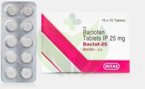 25mg Baclofen Tablets