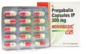 300mg Pregabalin Capsules, Packaging Size : 10x15Capsules