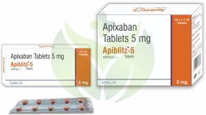 5mg Apixaban Tablets, Grade Standard : Medicine Grade