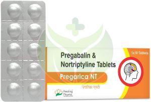 Pregabalin & Nortriptyline Tablets, Grade Standard : Medicine Grade