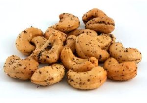 Roasted Pepper Cashew Nuts, Color : Brownish, Taste : Spicy For Human Consumption