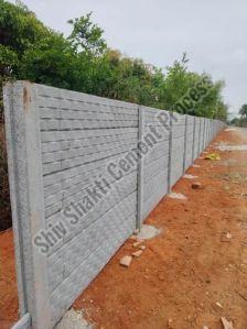 Polished Cement Checkered Compound Wall For Construction