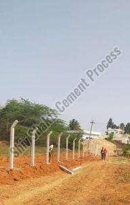 L Bent Cement Poles For Garden, High Way