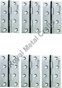 Polished Stainless Steel Door Hinges, Color : Grey