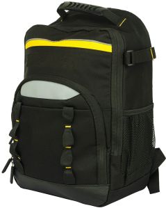 Pahal Heavy Duty Fabric Tool Bag Back Pack (yellow &AMP;AMP; Black) For Electrician Technician Service Engin