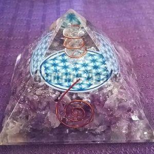 Amethyst Orgone Pyramid, Color : Purple For Vastu