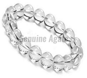 Clear Quartz Crystal Bracelet, Packaging Type : Box