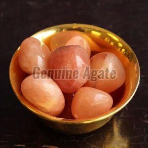 Red Aventurine Tumbled Stone For Healing Decorative