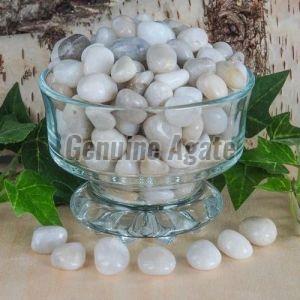 White Opal Tumbled Stone