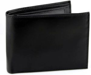 Bi Fold Men Rexine Black Wallet For Cash, Id Proof, Keeping Credit Card