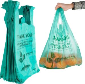 Compostable Printed Biodegradable Grocery Bags, Color : Multicolor