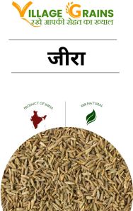 Village Grains Raw Natural Cumin Seed Jeera, Color : Brown, Certification : FSSAI Certified