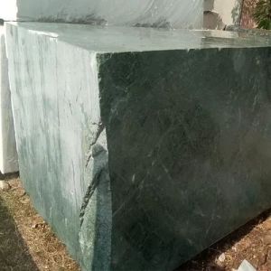 Polished Green Granite Block