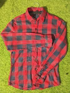 Checked Ladies Winter Check Shirt M Casual Wear, Age Group : Adults