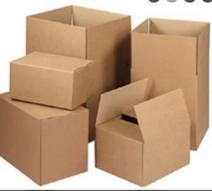 Plain Corrugated Box, Color : Brown Multisizes, Paper Type : Craft Paper