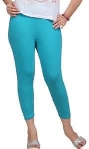 Cotton Ankle Length Plain Leggings Casual Wear All Sizes, Packaging Type : Poly Bag