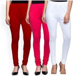 Cotton Plain Churidar Leggings All Sizes, Gender : Female, Age Group : Adults