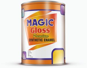 Premium High Gloss Synthetic Enamel Paint, Packaging Type : Depends Upon Qty For Through Brush, Roller