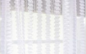 White Net Tissue Sheer Curtain