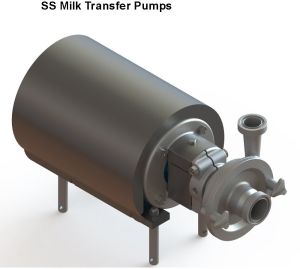 Semi Automatic Electric SS Milk Transfer Pump