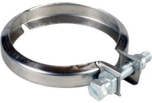 Stainless Steel Pipe Clamp, Color : Silver