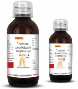 Ambroxol Hcl IP Guaiphenesin Levosalbutamol Sulphate Syrup