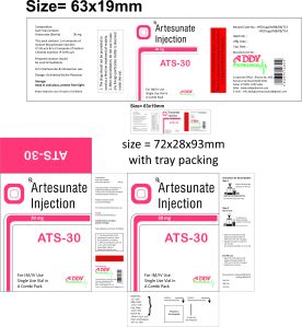 Artesunate Injections 30mg