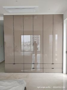 Openable Wardrobe Glass Shutters Profile For Home, Hotel, Etc