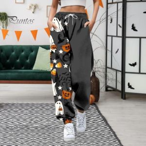 Printed Multicolor Women Trouser Pant Joggers Casual Wear