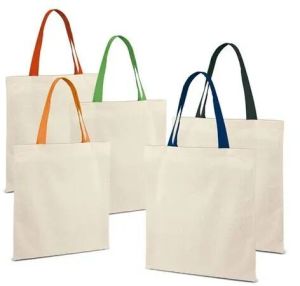 Plain Cotton Shopping Bag Handled