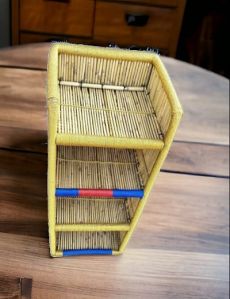 Bamboo Book Shelf Home Organizer