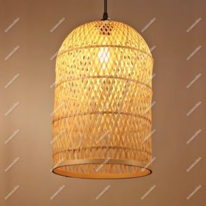 Crafts Bamboo Vintage Hanging Lamp