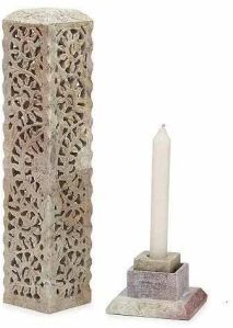 Soapstone Candle Holder