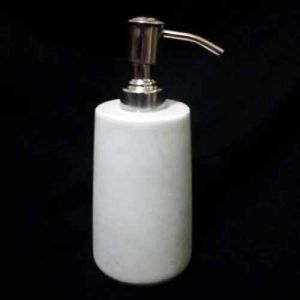 White Marble Soap Dispenser