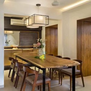 Gamari Wooden Dining Table Set, Phase : Kg, Load Capacity : 200