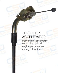 Csd Automotive Throttle and Accelerator Cable, Color : Black For Agriculture Vehicle