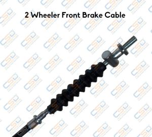 Two Wheeler Front Brake Cable, Inner Material : Aluminium