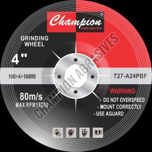 Round Metal Coated 4X4 Black Grinding Wheel, For Polishing