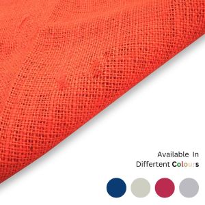 LMC 305 g/m2 Orange Jute Hessian Burlap Fabric