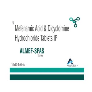 Mefenamic Acid and Dicyclomine Hydrochloride Tablets