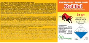 Red Bul Tebuconazole 10% + Sulphur 65% WG Systemic and Contact Fungicide