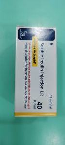 Human Actrapid 40IU/ml Solution for Injection