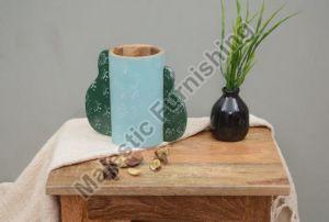Artistic Impulse Wooden Flower Vase